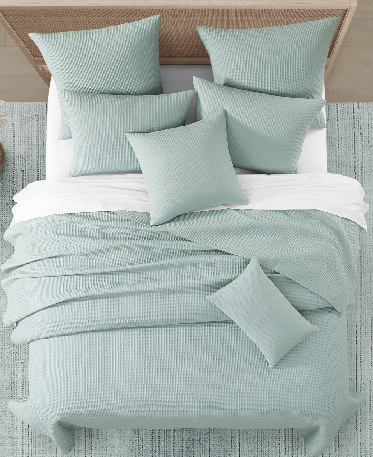 Salt Life Stillwater Solid 3-Piece Quilt Set, Full/Queen
