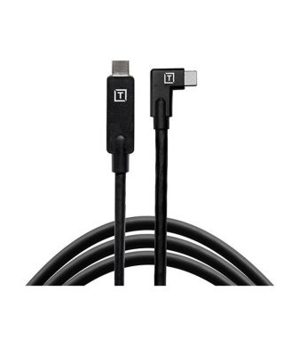 TetherPro 15' USB-C to USB-C Right Angle Cable