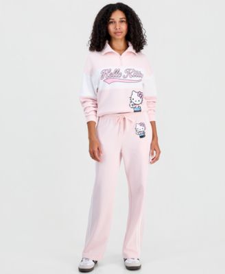 Women's Fleece Track Pant Wide-Leg Drawstring