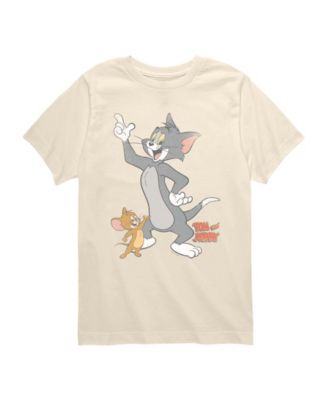 Tom & Jerry Boys' 8-20 Vintage Faded Short-Sleeve Graphic T-Shirt