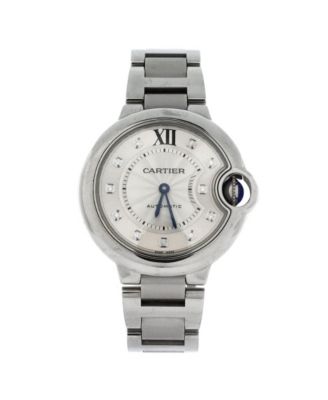 Ballon Bleu de Cartier Automatic Watch in Stainless Steel with Diamond Markers 33mm