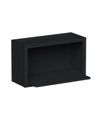 Wall Microwave Cabinet, Ready to Assemble Kitchen Cabinets, Solid Wood Frame Wall Storage Cabinet