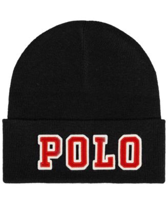 Men's Polo Patch Beanie Hat