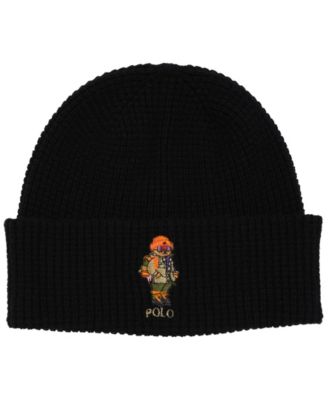 Men's Polo Bear Cuffed Knit Beanie