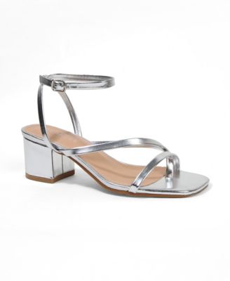 Women's Elara Minimal Thong Block Heel Sandals
