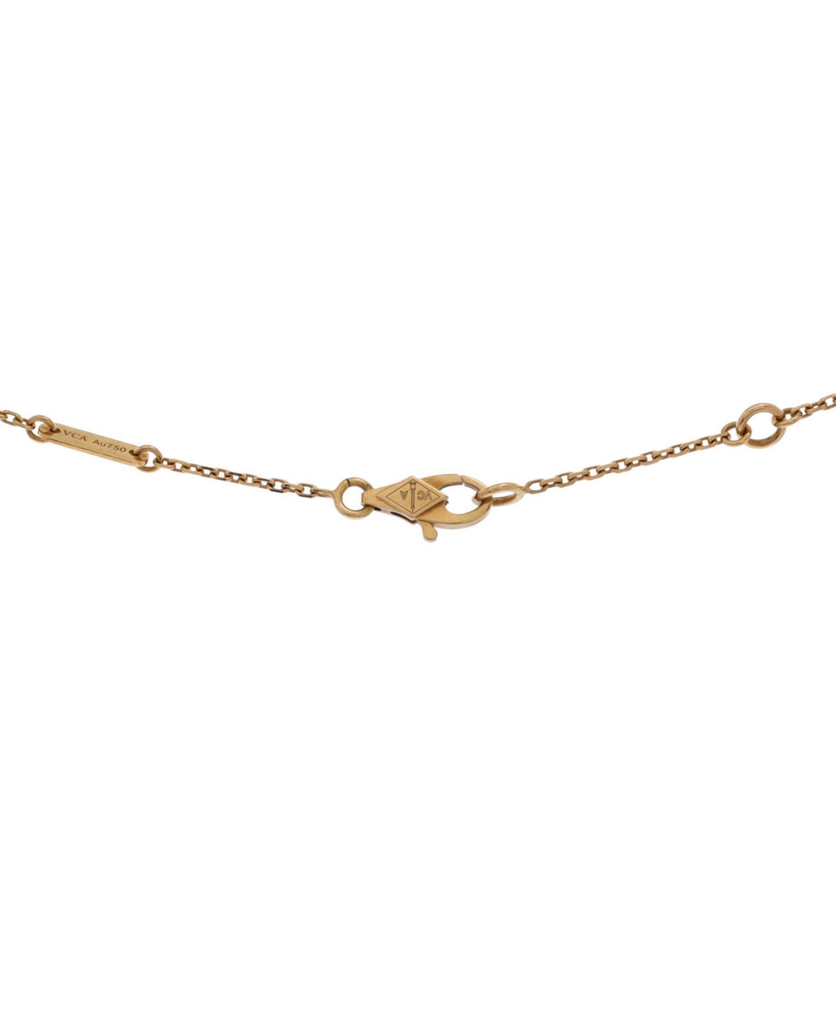 Pre-Owned Van Cleef & Arpels Sweet Alhambra Butterfly Pendant Necklace