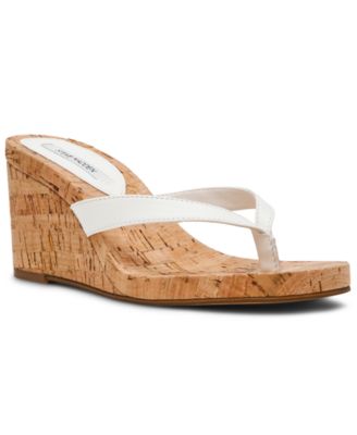 Women's Playing Wedge Thong Sandals