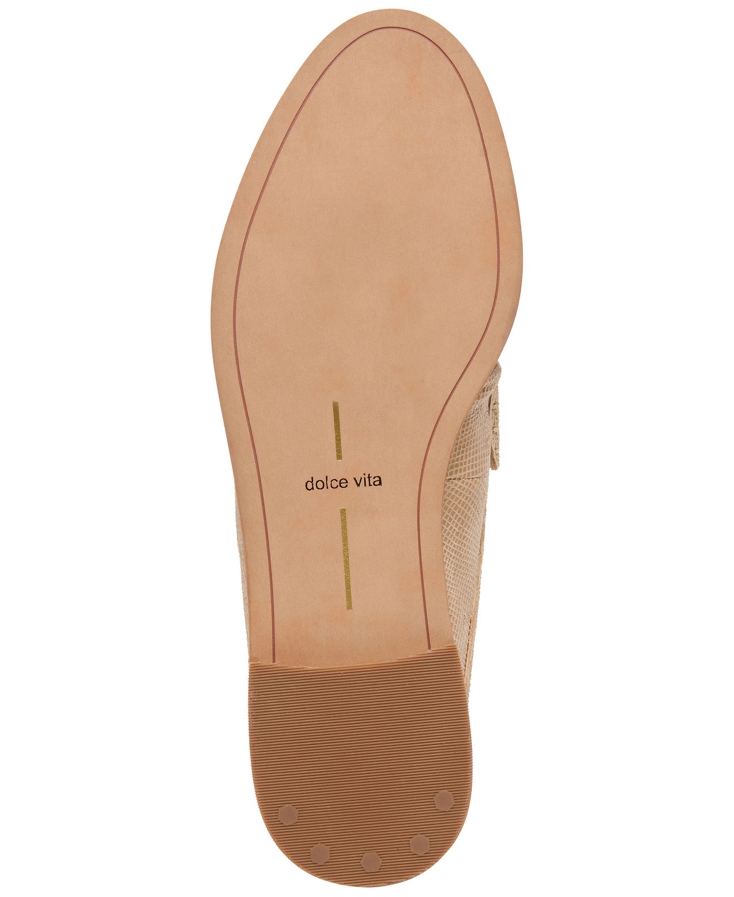 Женские сабо Dolce Vita Betzy Slip-On Loafer Mules, цвет: Латте кожаный — фото 5