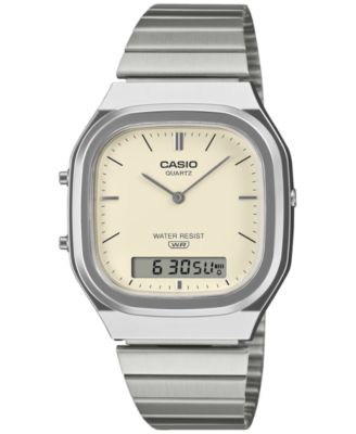 Men's Analog-Digital Stainless Steel Watch 35.8mm