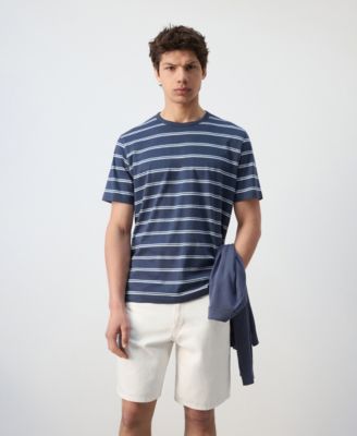 Men's Striped Cotton T-Shirt