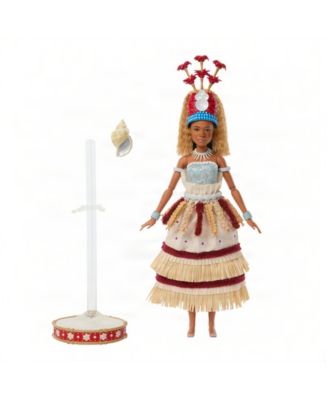 Collector Moana Fashion Doll, Live-Action Ceremonial Look, Shell Accessory, Collectible Doll