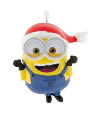 Minions Bob in Santa Hat Christmas Ornament