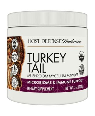 Turkey Tail Mushroom Powder Immune Response Support Mushroom Supplement for Gastrointestinal Gut Microbiome Support -7 oz (133 Servings)
