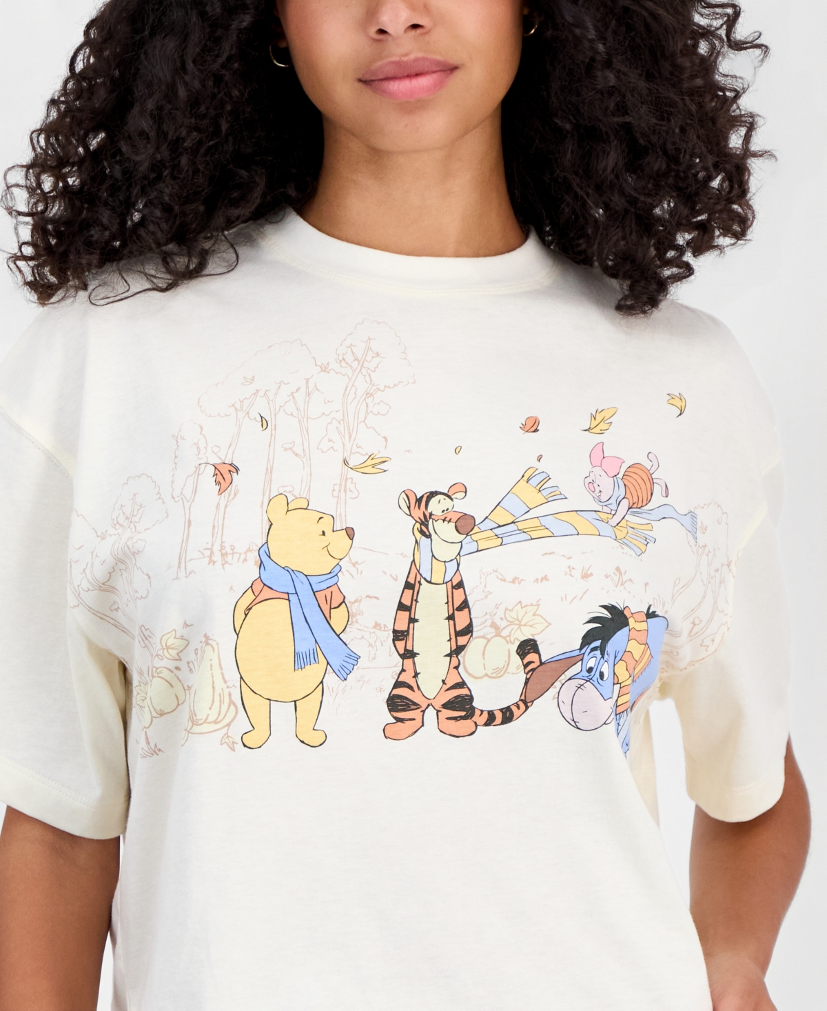 Disney Juniors' Pooh & Friends Boxy Tee