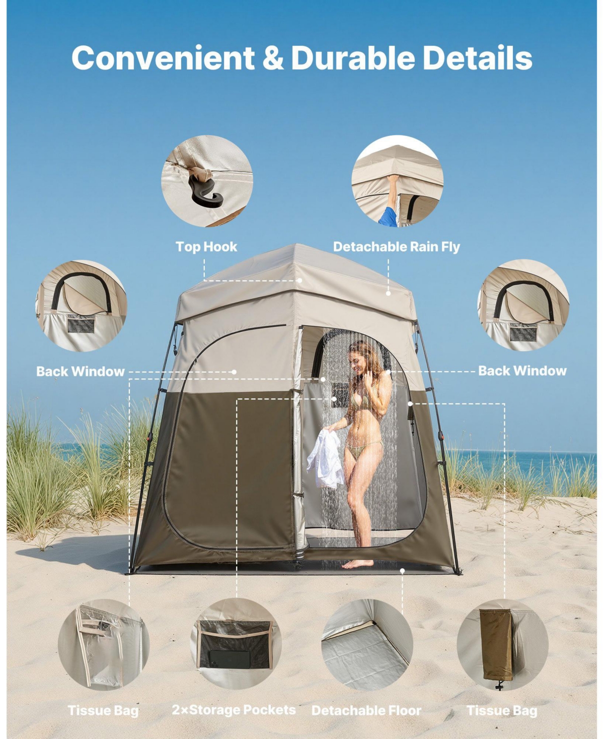 Cozito Camping Shower Tent