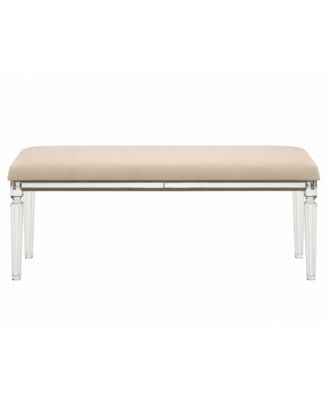 19" Fabric Glam Bench