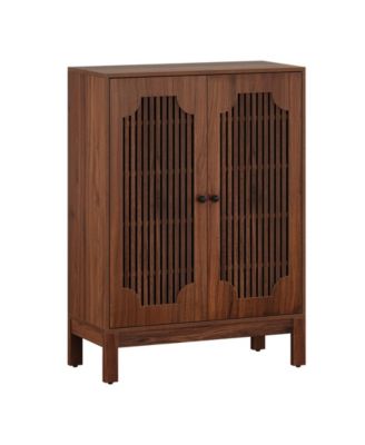 Modern Shoe Cabinet with Adjustable Shelves for Entryway