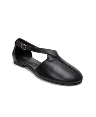 Women's Fable Leather Side Cut Ballet Flat