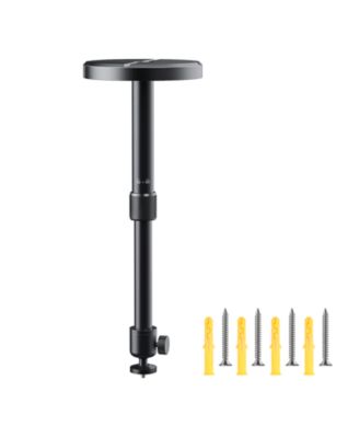 Mini Ceiling Projector Mount, 1/4-Inch Screw, Adjustable 9"-15" Length,  360degree(s)Rotation and 90degree(s)Tilt, for Most Projectors
