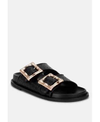 Women's Zooper Chunky Buckle Slip-On Flats