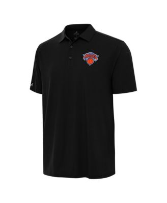 Men's Black New York Knicks Era Polo Shirt