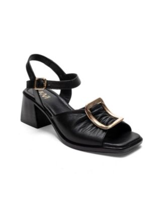 Women's Asha Leather Block Heel Sandal
