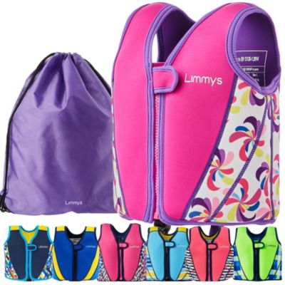 Swim Vest for Toddlers and Kids - Adjustable Buoyancy, CE Certified, Award-Winning Design, Soft Neoprene, Carry Bag Included
