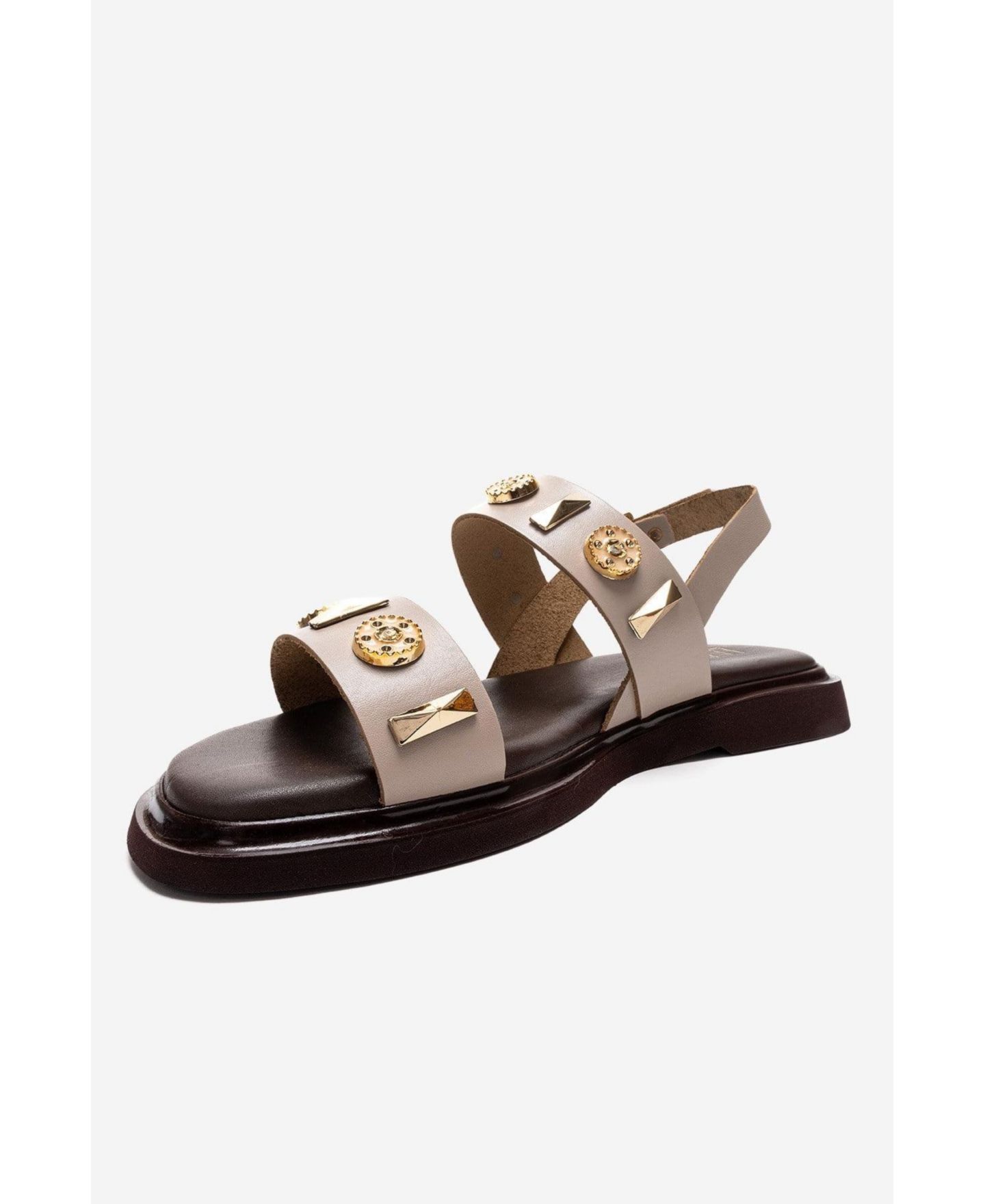 Женские сандалии Forever & Always Shoes Libera Leather, цвет: Бежевый — фото 7