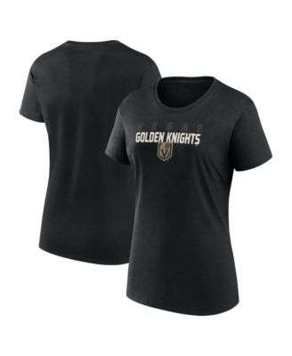 Women's Black Vegas Golden Knights Launch Scoop Neck T-Shirt