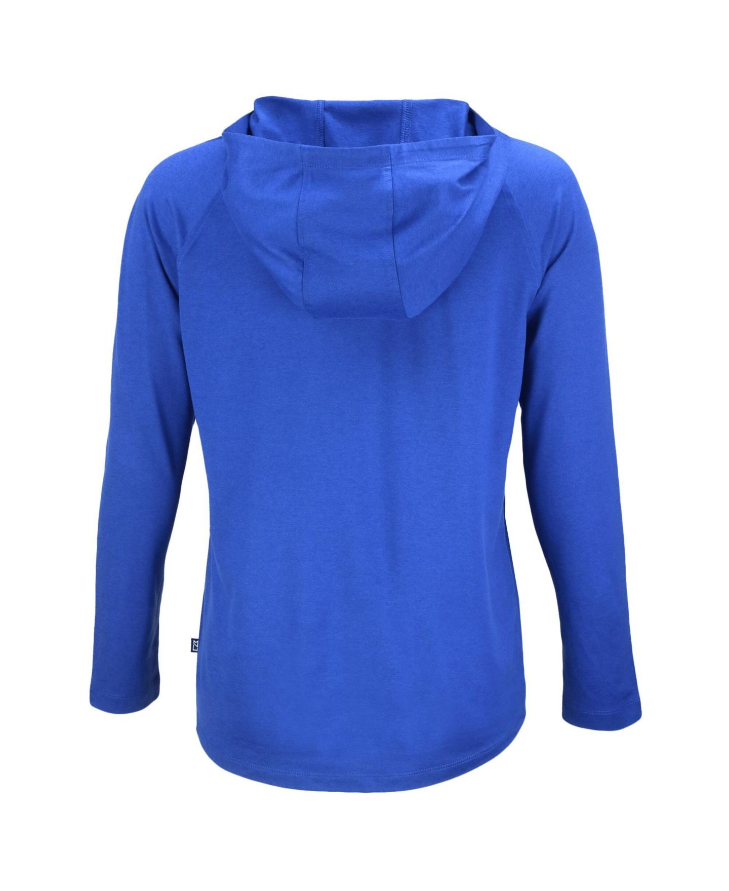 Женское худи Cutter & Buck Royal New York Yankees Cooperstown Collection Coastline Epic Comfort Eco Raglan Long Sleeve T-Shirt — фото 3