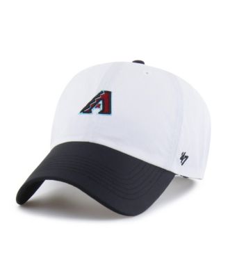 Men's White/Black Arizona Diamondbacks Vista Mini Clean Up Brrr&deg; Adjustable Hat