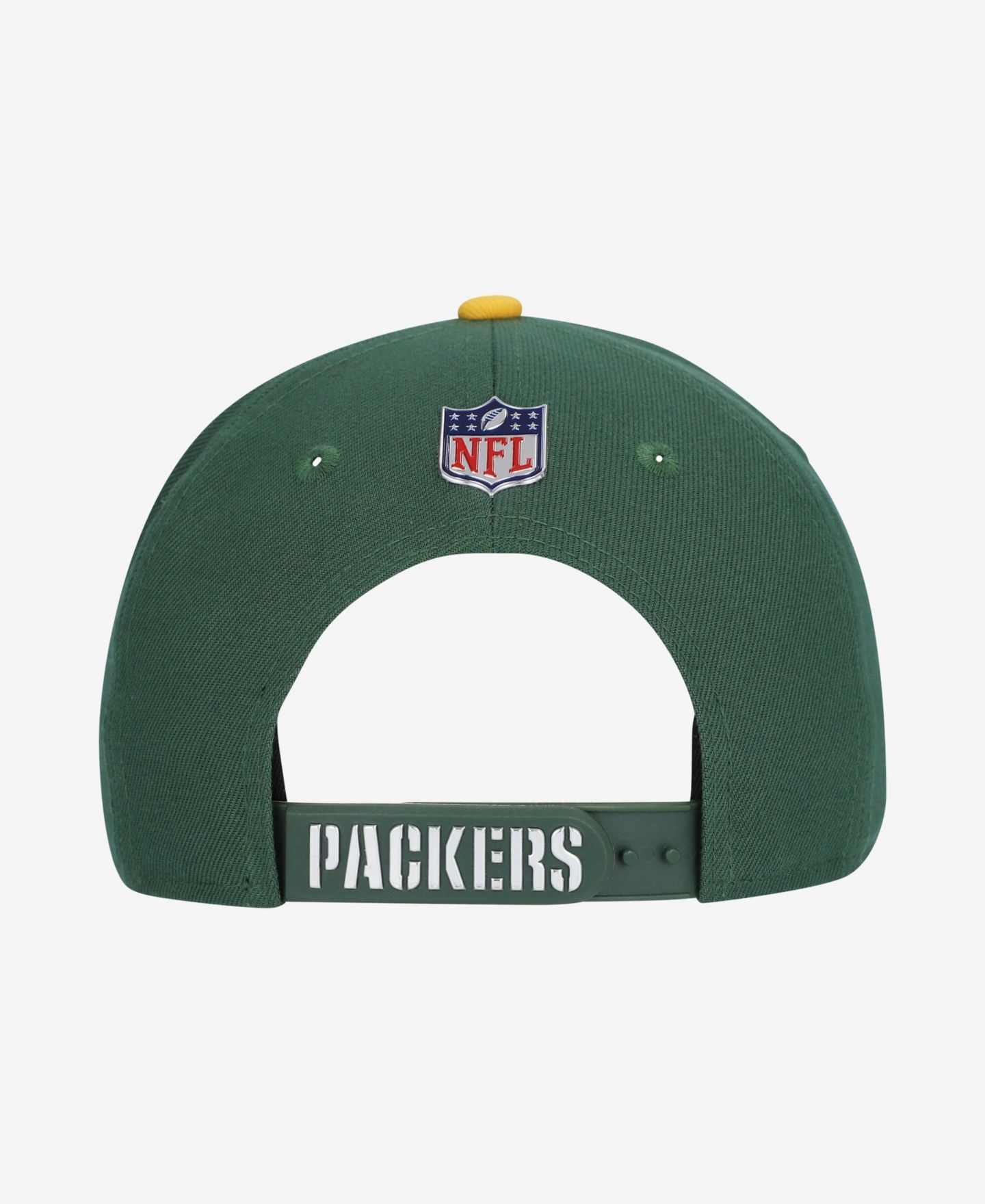 Детская кепка New Era Green/Gold Green Bay Packers 2026 NFL Draft Pre-Curved 9FIFTY Snapback Hat — фото 5
