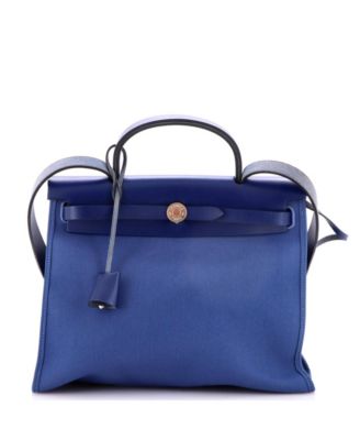 31 Herbag Zip Leather and Toile