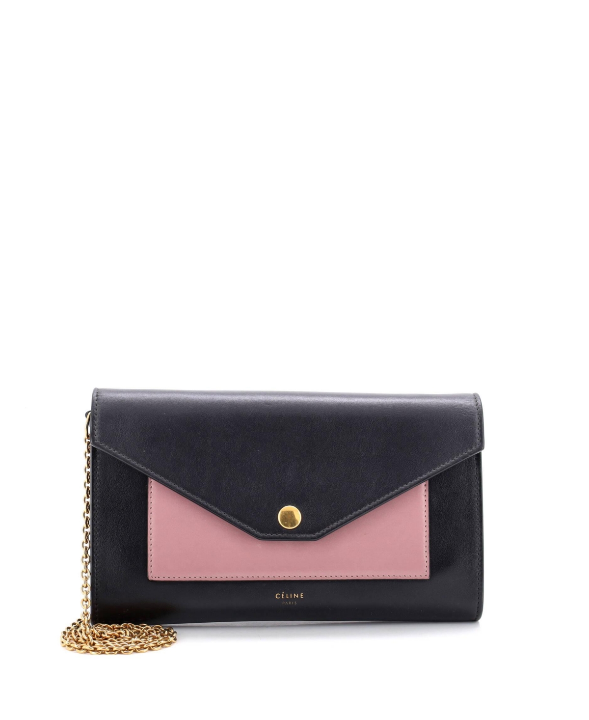 Pre-Owned Celine Small Pocket Envelope Shoulder Bag Leather