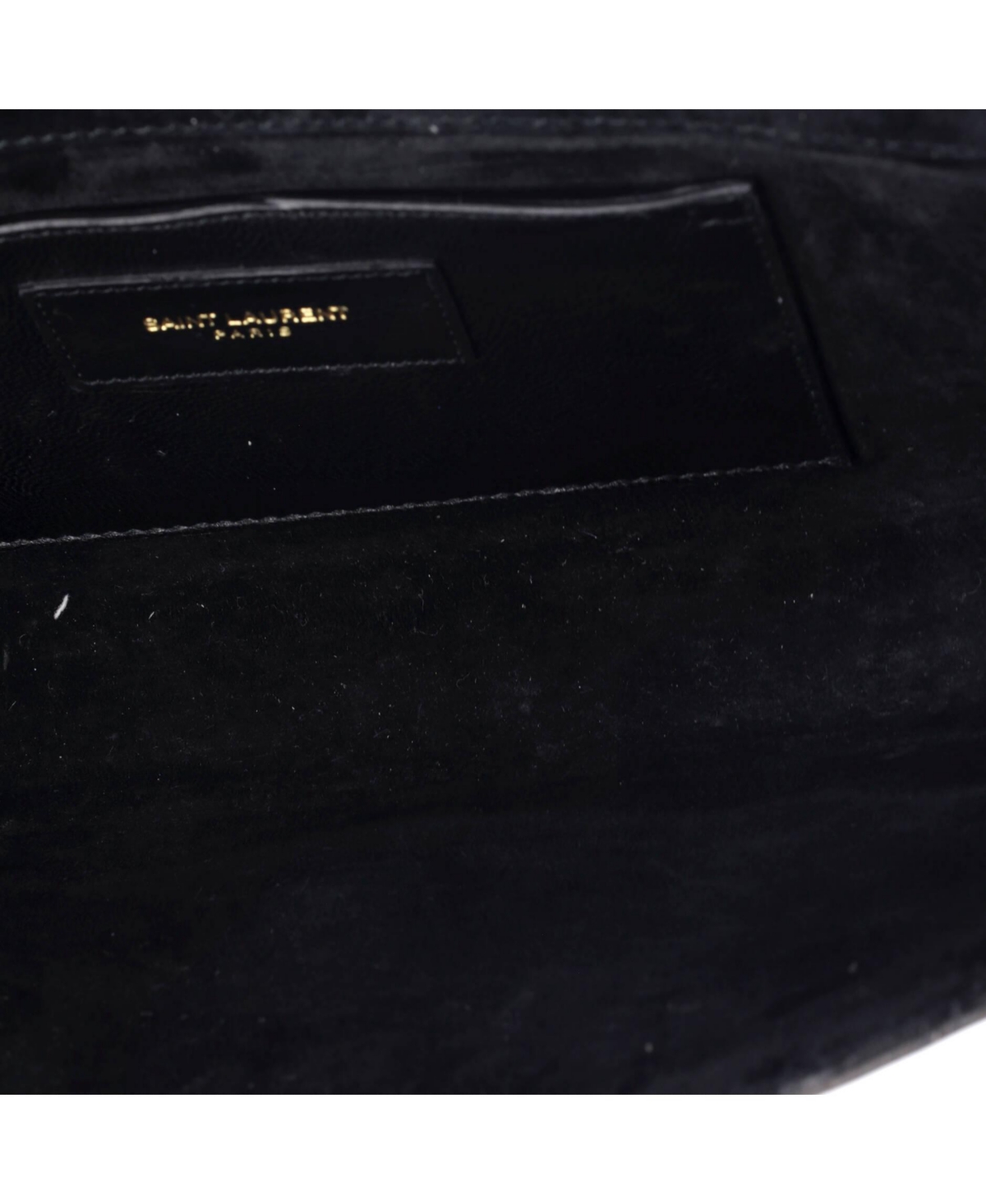 Pre-Owned Saint Laurent Long Classic Monogram Clutch Patent