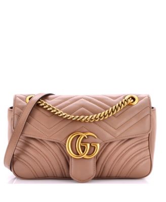 Medium GG Marmont Flap Bag Matelasse Leather