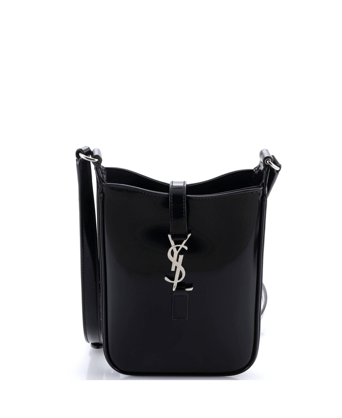 Pre-Owned Saint Laurent Mini Le 5 a 7 Vertical Shoulder Bag Patent