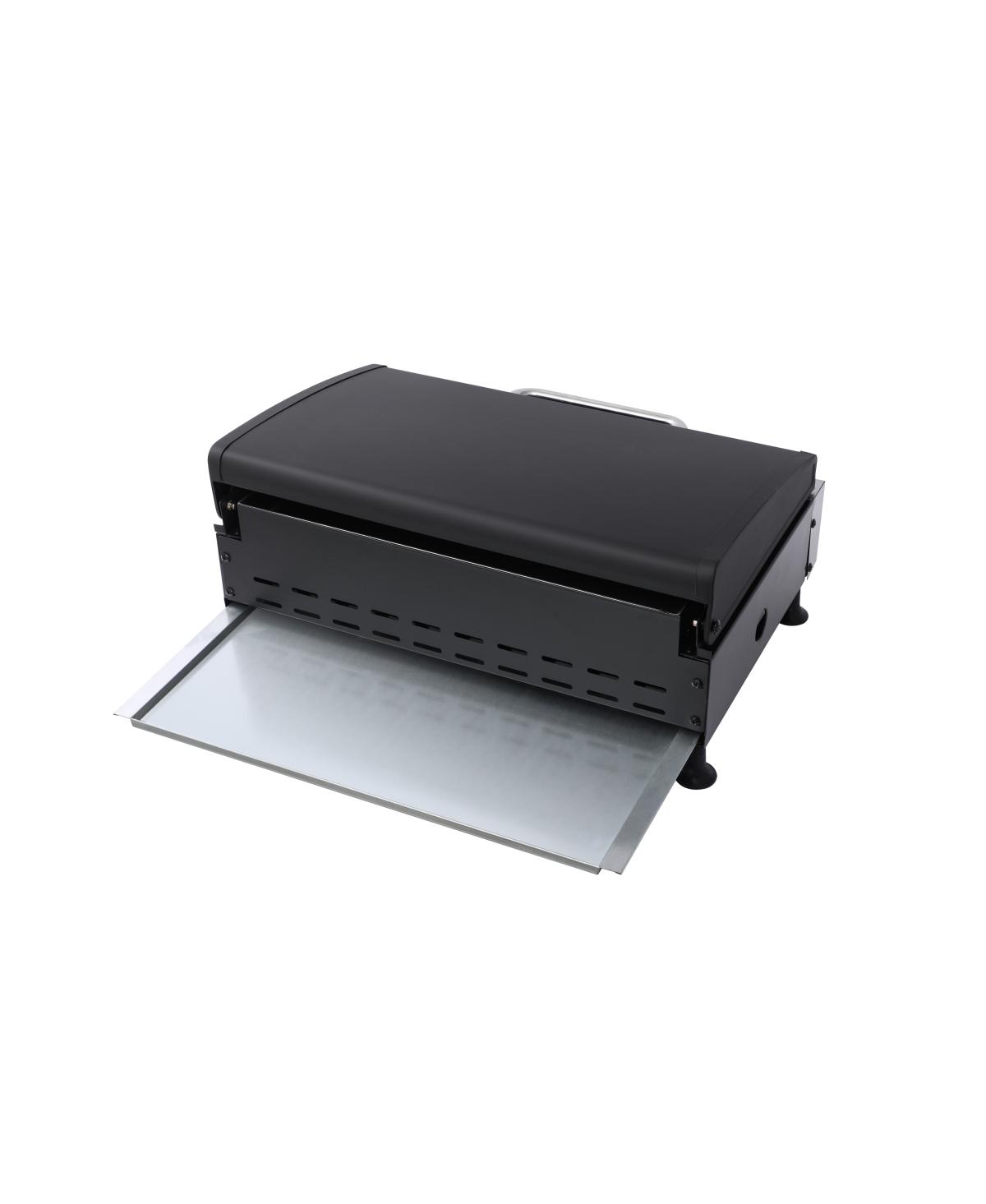 Streamdale Furniture 28,680 Btu 3-Burner Teppanyaki and Cast Iron Grill Combo Station