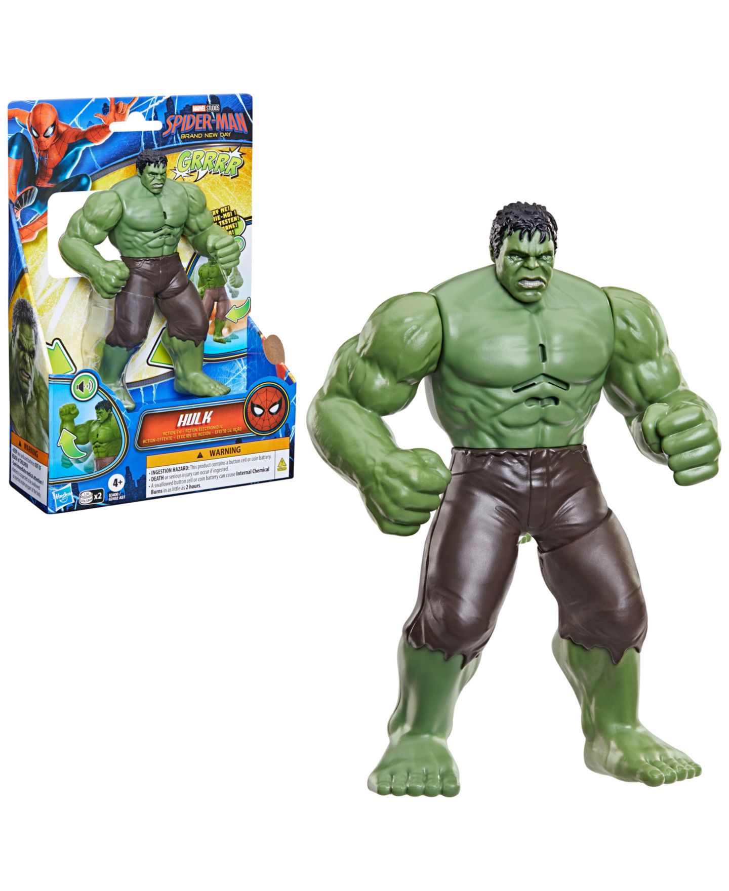 Фигурка Spider-Man Marvel Studios Brand New Day Hulk 6" FX, от 4 лет — фото 3