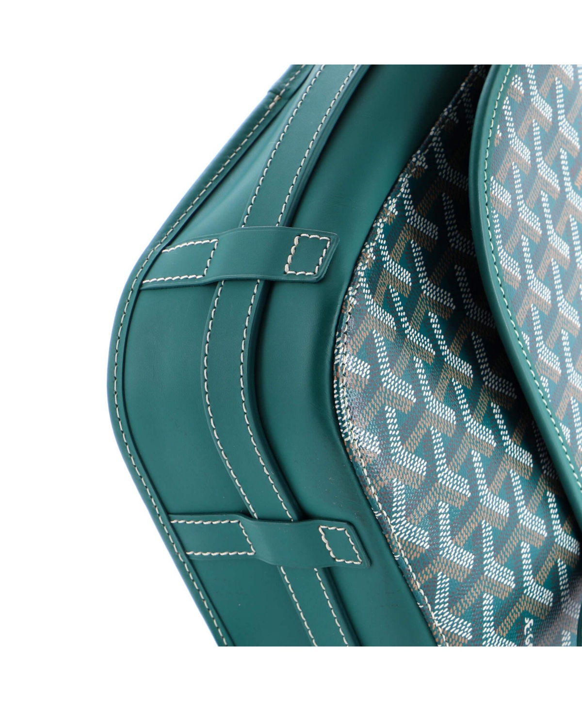 Pre-Owned Goyard Mm Belvedere Ii Messenger Bag Coated Canvas