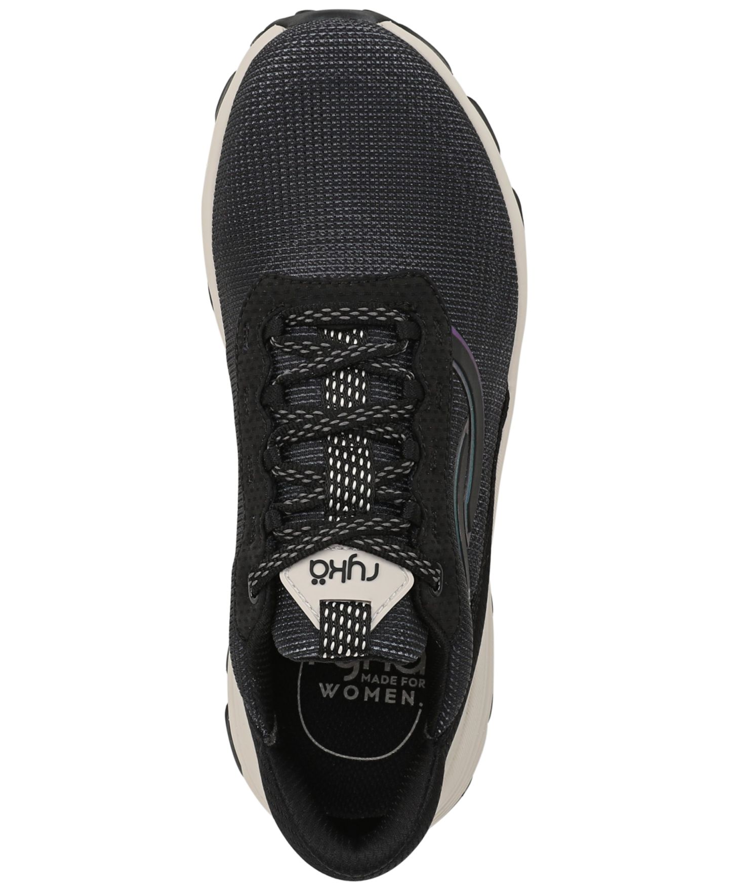 Женские кроссовки Ryka Devotion Hiking Lace-Up, цвет: Чёрный сетчатый — фото 4