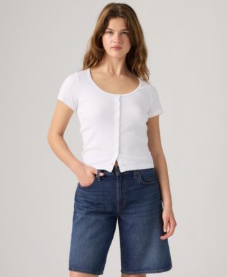 Women's Austen Button-Up Short-Sleeve Top