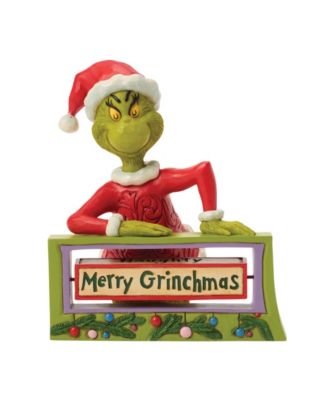 Grinch Grinch with Rotating Message Figurine