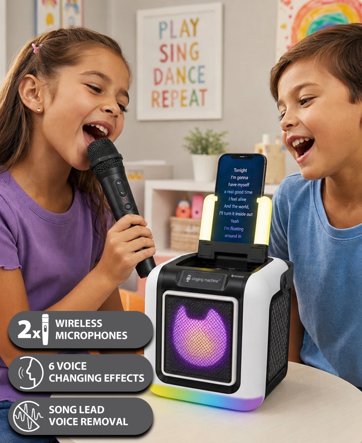 Singing Machine My Cube Studio Bluetooth Karaoke