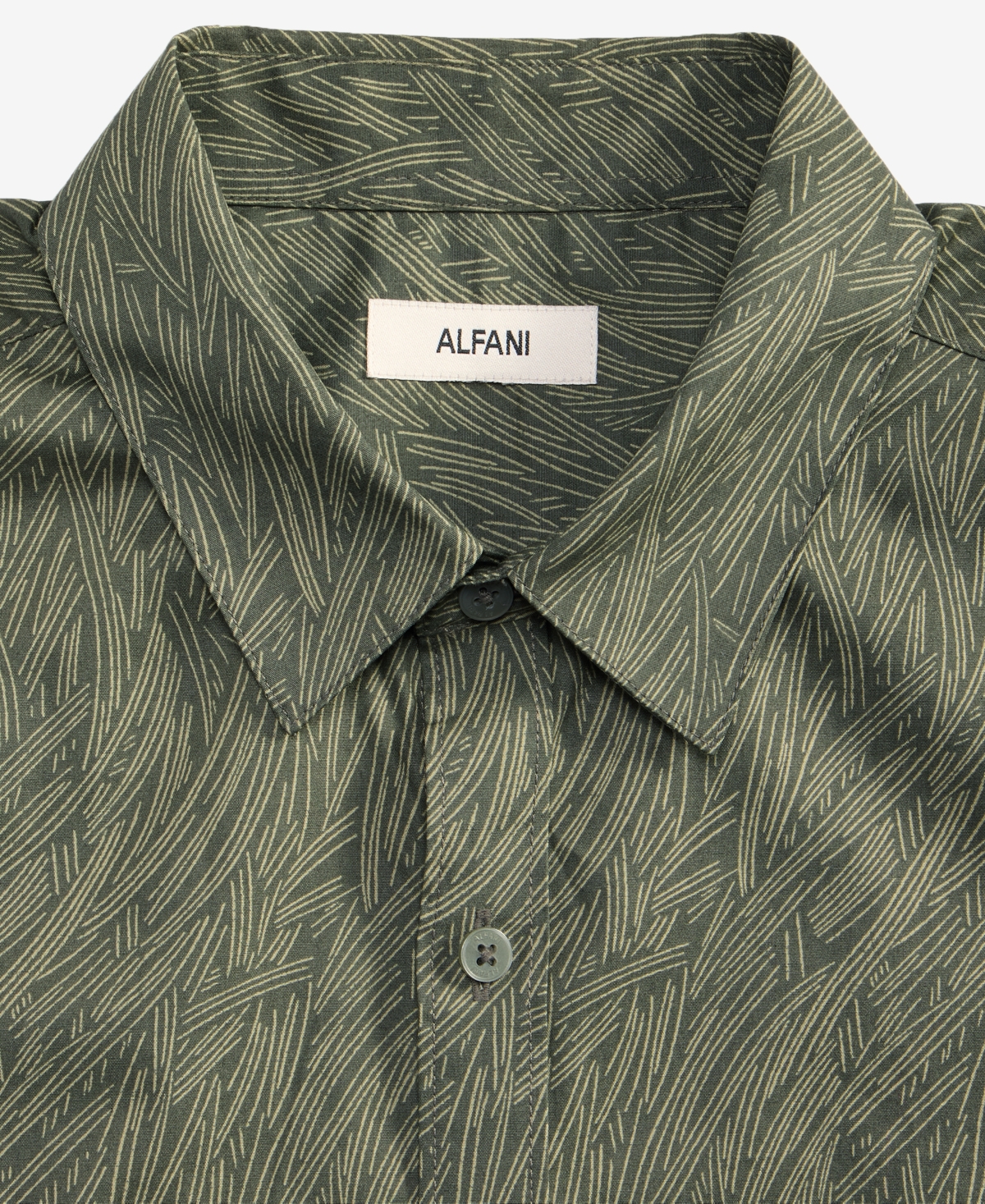 Alfani Men's Baker Geometric Short-Sleeve Shirt, Macy's Exclusive - Bbaker Line Geo