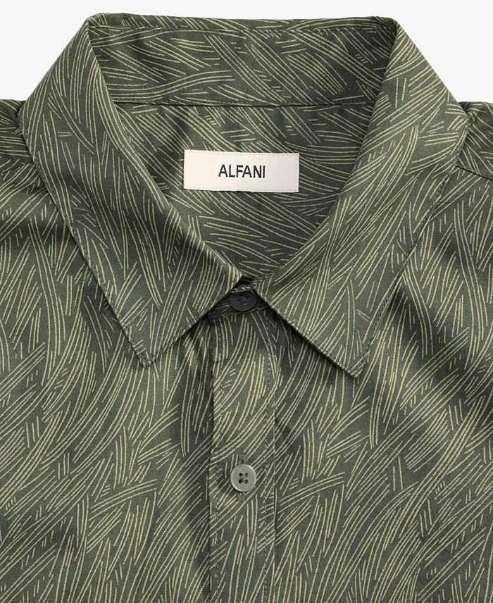 Men's Baker Geometric Short-Sleeve Shirt - thumbnail 5