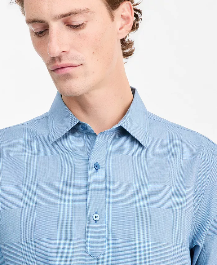 Men's Long-Sleeve Plaid Shirt - thumbnail 2