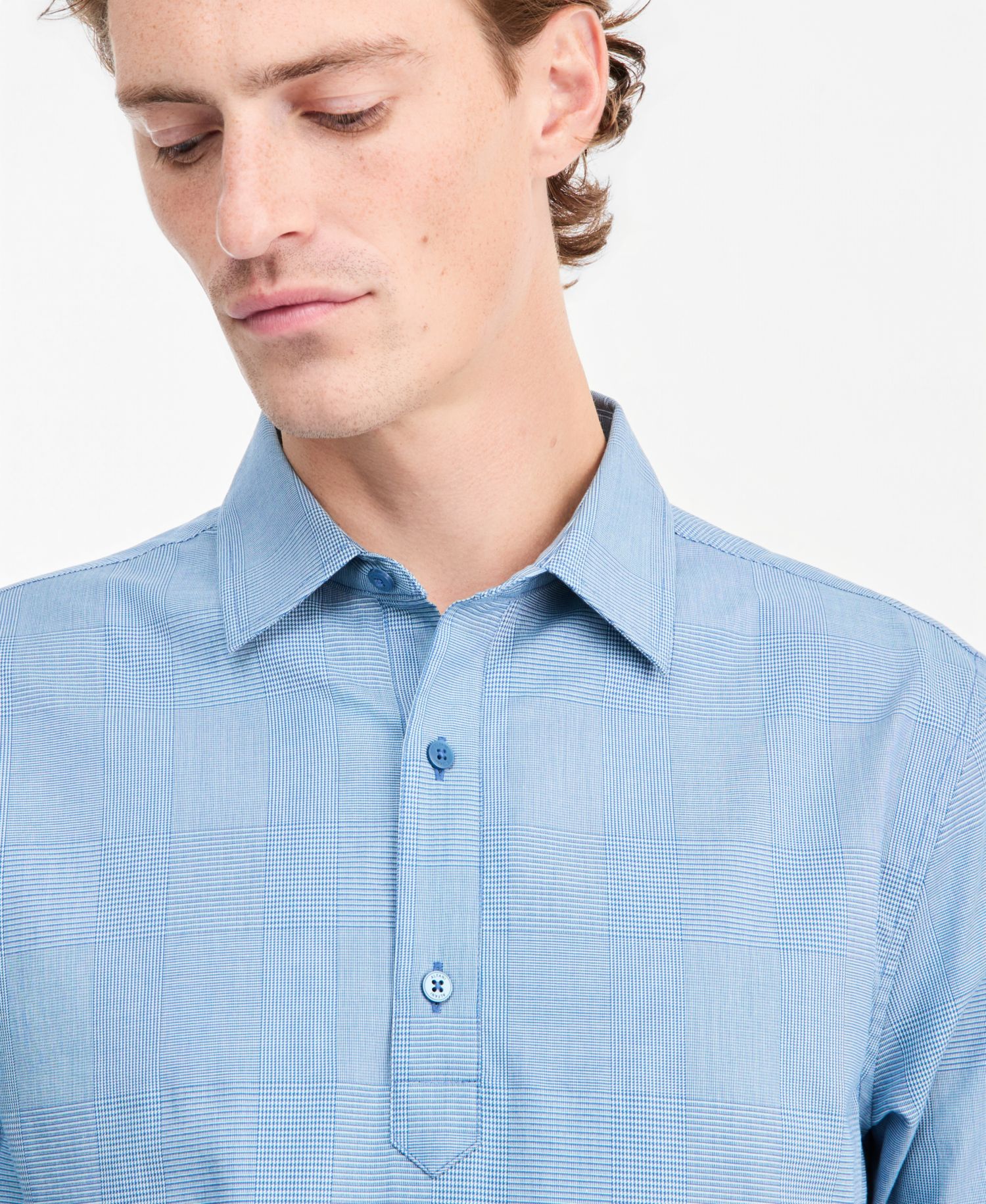 Men's Long-Sleeve Plaid Shirt