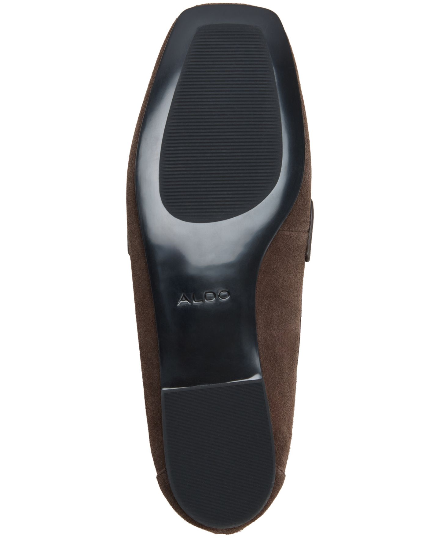 Женские туфли ALDO Charlii Smoking Slip-On, цвет: Тёмный коричневый замшевый — фото 5