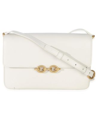 Cream Smooth Calfskin Le Maillon Satchel